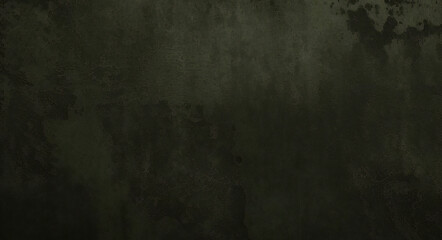 Fototapeta premium Matte green texture or background with stains, waves and grain elements. Image with place for text. Template for design 