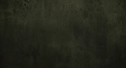 Matte green texture or background with stains, waves and grain elements. Image with place for text. Template for design	