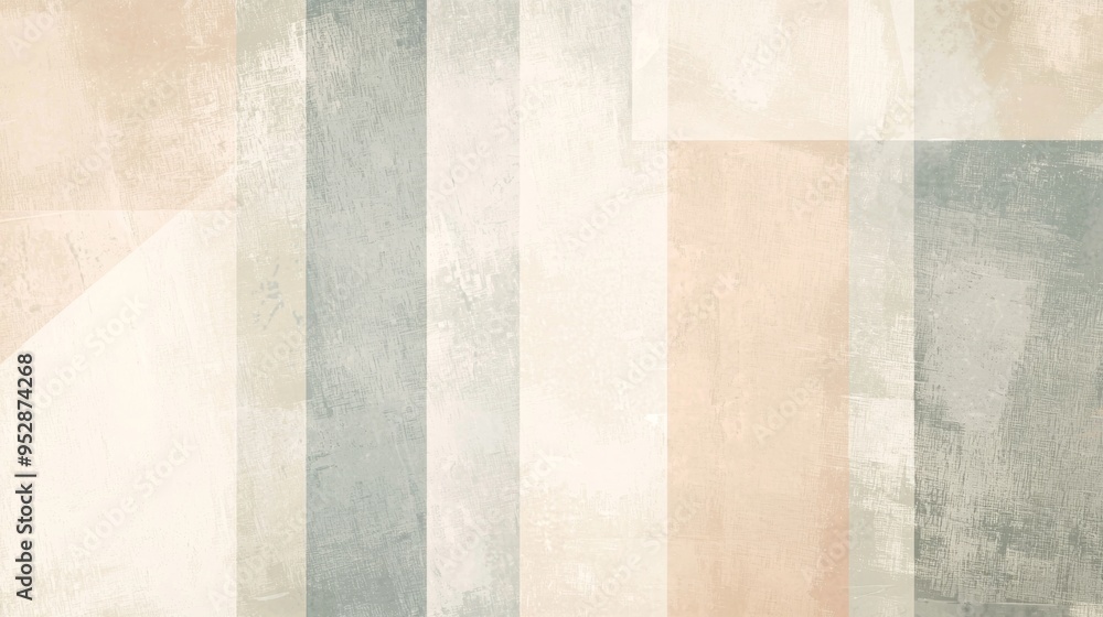 Aufkleber neutral colored abstract minimalist background with a textured effect, featuring vertical stripes an