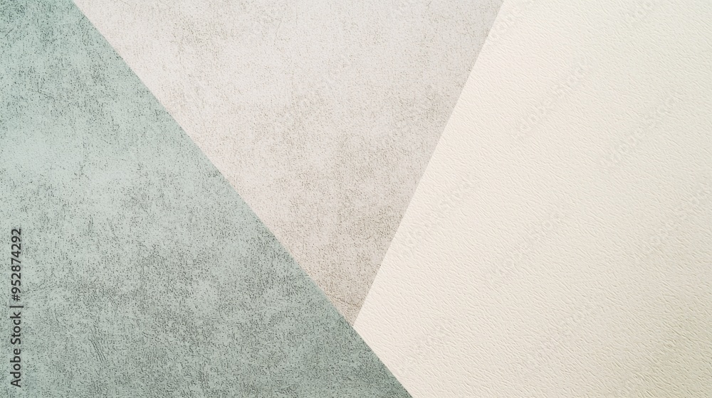 Poster minimalist design with three textures in pastel colors for backgrounds and projects
