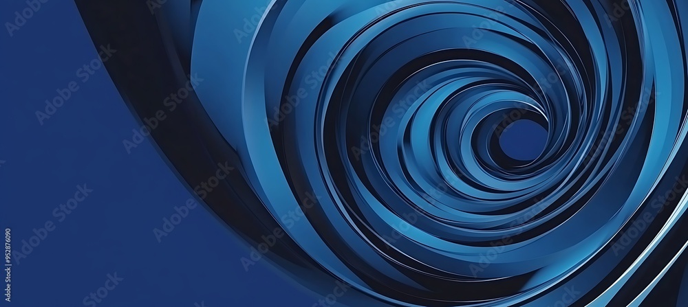 Poster dynamic abstract swirl pattern in bright colors with space for tex
