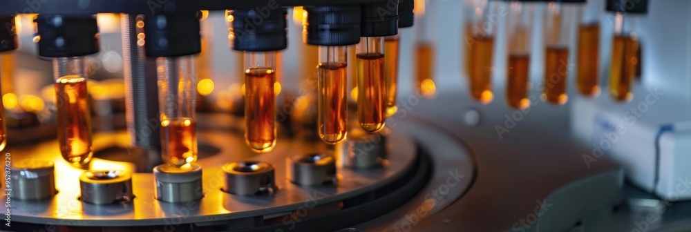 Poster using a 15ml centrifuge tube for testing in a laboratory