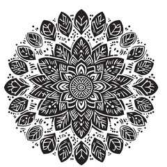 Big vector set of round patterns. Collection of geometrical mandalas. Boho ornament 