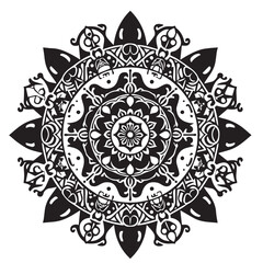 Big vector set of round patterns. Collection of geometrical mandalas. Boho ornament 