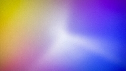 A bright and vibrant 4K gradient background with a blend of yellow, purple, pink, and white tones, enhanced by a smooth, grainy texture. Perfect for modern wallpapers, banners, and cheerful backdrops