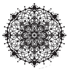 Naklejka premium Big vector set of round patterns. Collection of geometrical mandalas. Boho ornament 