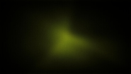 Dark, grainy 4K gradient with deep black and muted green tones, featuring a soft, glowing green center. Ideal for moody, nature-inspired designs