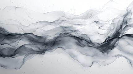 Obraz premium Alcohol Ink Abstract Suminagashi pattern. Gold Monochrome Marble Ink Patterns. Grey Watercolor Spread. Oily Pattern. Metal Diffusion Color. Color Marbling. Abstract Ink Art. Bright contrast colour.