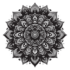 Mandala vector with overlapping pentagons.eps
