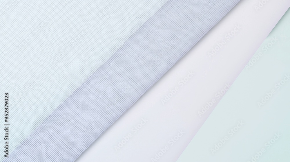 Poster background image featuring multiple sheets of pastel-colored paper overlapping to create a visually 