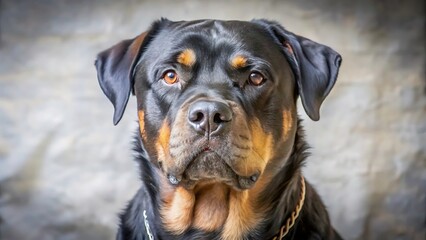 Fototapeta premium Rottweiler Dog Animal Portrait