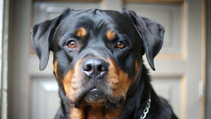 Obraz premium Rottweiler Dog Animal Portrait