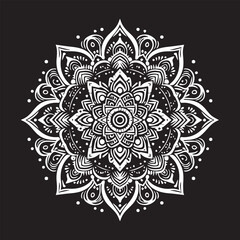 Vector of a mandala with wertgf .eps