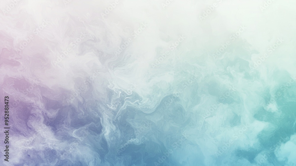 Poster Pastel colors blend in a swirling abstract design, creating a marble-like background texture. The flowing pattern evokes a sense of movement and fluidity