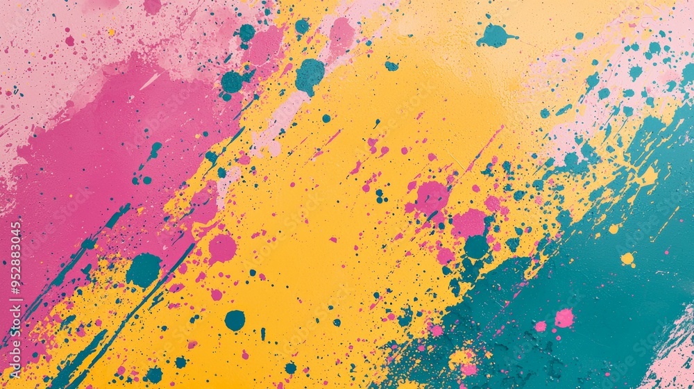 Aufkleber abstract background with brush strokes forming a colorful design, perfect for creative projects. the