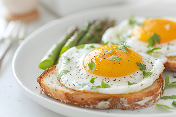 Fried Poached Eggs | Perfectly Cooked Egg Dish with Crispy Edges and Runny Yolks