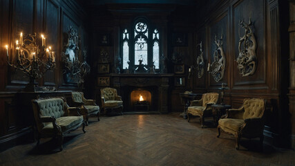 Fototapeta premium hunted room