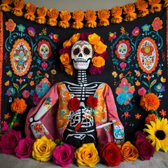 Fototapeta premium Day of death decor 