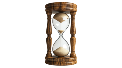Hourglass Isolated on White Background