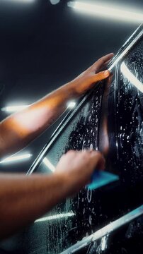 The film shows the application of ppf foil on the interior and body elements. Additional work in the detailing studio with ppf wrapping and ceramic coating.