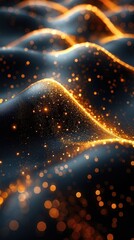 Fototapeta premium Creative visuals, abstract background, wallpaper, and 3d banner, combining unique textures and bold colors to produce an engaging and immersive aesthetic for any digital platform.