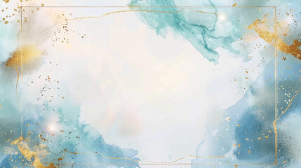 Abstract watercolor frame background
