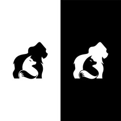 Gorila combination Dog negati...