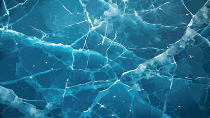 broken ice texture background, illustration, vector art