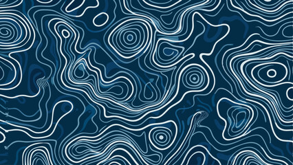 linear topographic background illustration, vector art, graphic