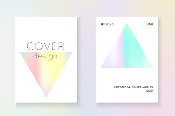 Fototapeta premium Holographic Fluid. Blue Neon Paper. Isolated White Template. 1980 Texture. Geometry Presentation. Fashion Concept. Pastel Effect. Purple Holographic Fluid