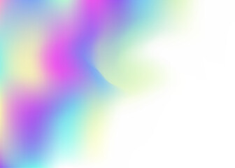 Holographic Gradient. Trendy Mesh. Vintage Flyer. Blur Geometry Invitation. Pearlescent Texture. Violet Neon Texture. Hologram Background. Shiny Vector. Blue Holographic Gradient