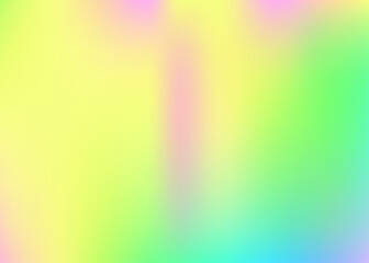 Obraz premium Iridescent Background. Neon Geometry Template. Modern Fluid. Metal Light. Pop Banner. Abstract Texture. Holographic Texture. Hippy Retro Gradient. Green Iridescent Background