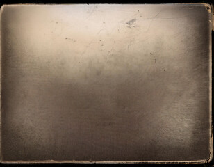 Distressed texture overlay featuring a blurred landscape with a foggy background and scratched surface for artistic presentation