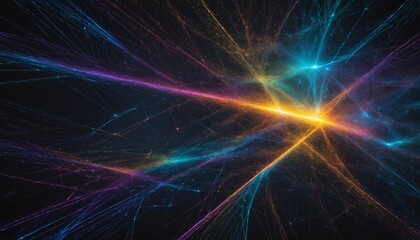 abstract kaleidoscope of vibrant colors