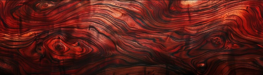 Richly figured rosewood with deep red hues, perfect for luxury musical instruments, luxury wood texture, musical elegance