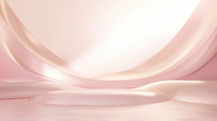 Abstract pink with shiny gold background