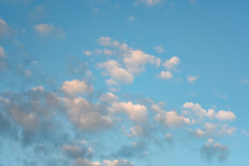 Obraz premium Abstract wallpaper background of blue sky clouds