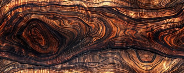 Richly figured bocote wood with bold, striking grain, ideal for luxury knife handles, luxury wood texture, artisan design