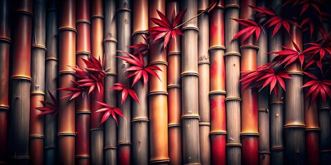 Obraz premium Abstract bamboo background