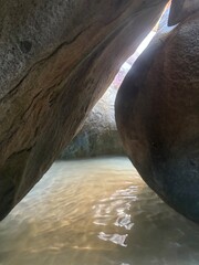 Cave in the ocean