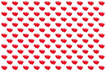 pattern with red hearts, background with hearts, red hearts background, 3d heart, heart ballon, romance, red heart with white background, red heart, red hearts on white, heart sign, red