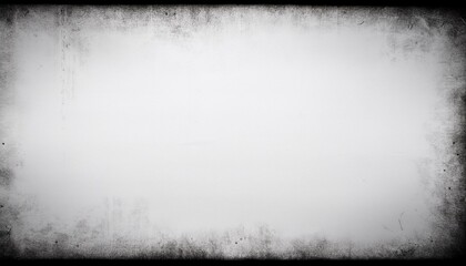 a white weathered paper with vintage texture framed by a black vignette with mold spots to overlay a horror photograph blank sheet for a background