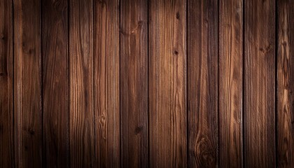 Obraz premium dark wood texture background with vertical grain