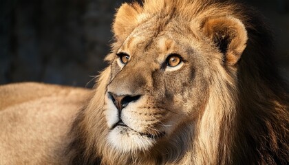 Fototapeta premium close up of lion