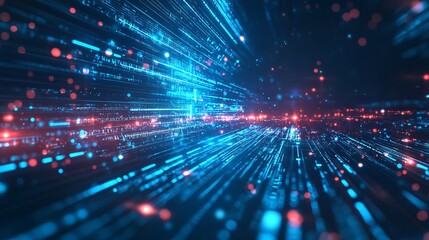 Abstract futuristic background Data Transfer. technology concept. Futuristic cyberspace background. 