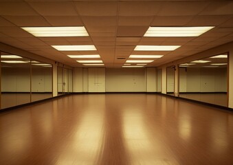 Spacious Dance Studio with Large Mirrors and Natural Light