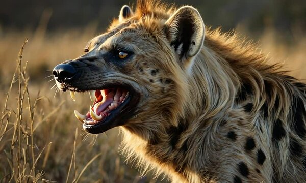 the fierce and dangerous hyena