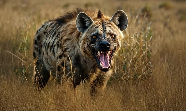 the fierce and dangerous hyena