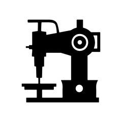 Power Drill Silhouette Vector – Construction Equipment Design