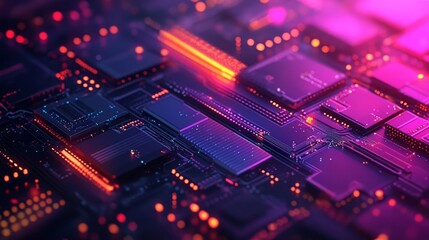 Obraz premium Technology Background Featuring Modern Software Services and High-Tech Elements. Showcasing Cutting-Edge Digital Solutions and Innovative IT Infrastructure in a Contemporary Setting.